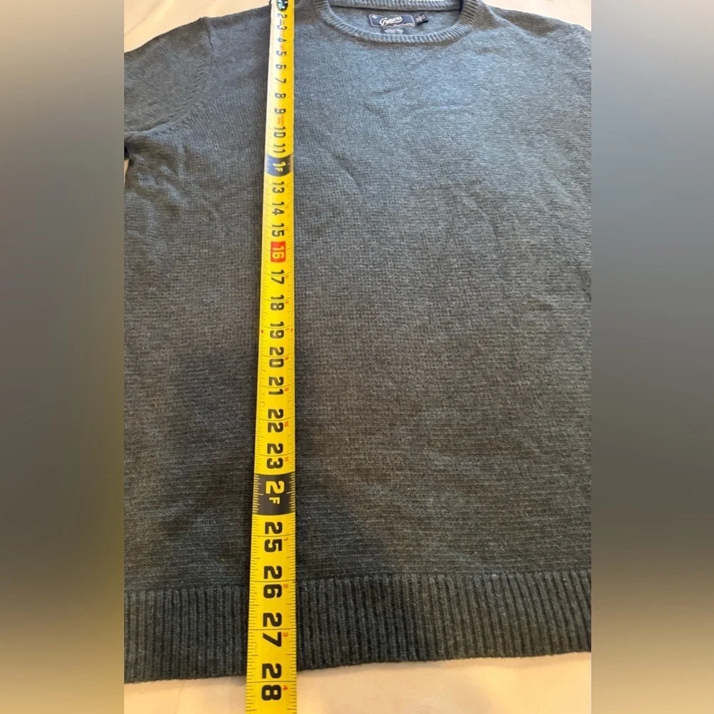 EUC! Grayers Wool Blend Dark Green Crewneck Sweater, sz XL
